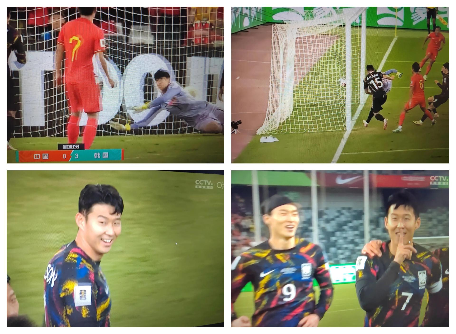 包含被打花了！国足57分钟0-3落后韩国！韩国队角球两连击破门的词条