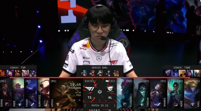 包含LOL-MSI：Oner蝎子节奏完美主导决胜局，T13-2击败AL挺进决赛的词条